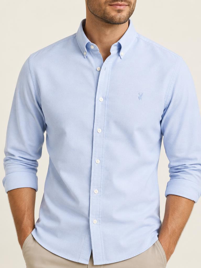 Sky Oxford — Casual shirt · Button-down